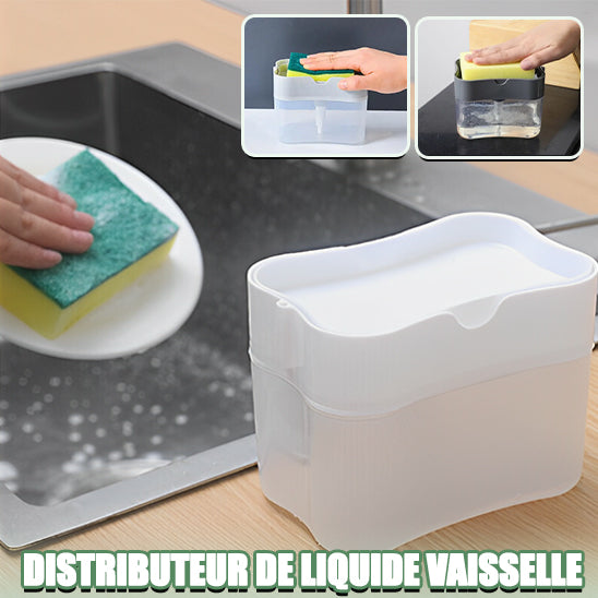 Éponge Magique / Distributeur Liquide Vaisselle